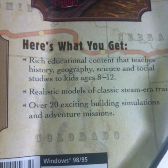 Lionel Trains Trans Con Centennial Edition Tin PC CD-ROM Game Steam Engine - Picture 5 of 9